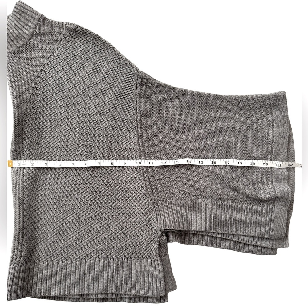 Lululemon Softer Still Wrap Cashmere Blend *Heathered Asphalt Gray *Size Large - Picture 9 of 13